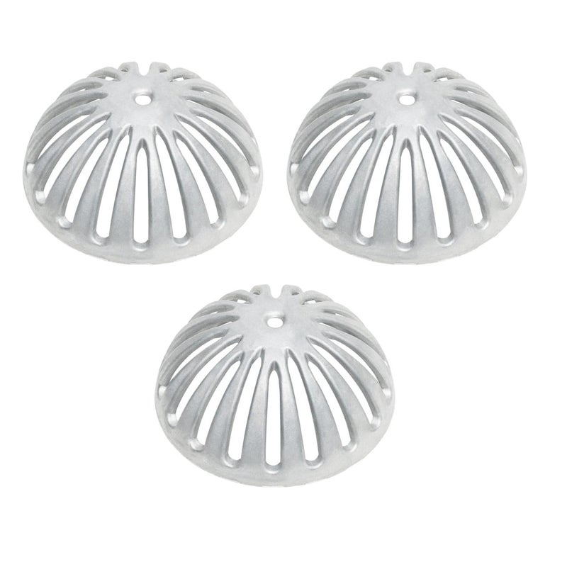 Leyso Heavy Duty Aluminum Drain Cover, Sink Drain Cover, Floor Drain Cover, Dome Strainer Cover for Compartment Sink, Kitchen, Outdoor, Garden, Restaurant 5-1/2" W x 2-1/4"H (3 PCS) - Image 1